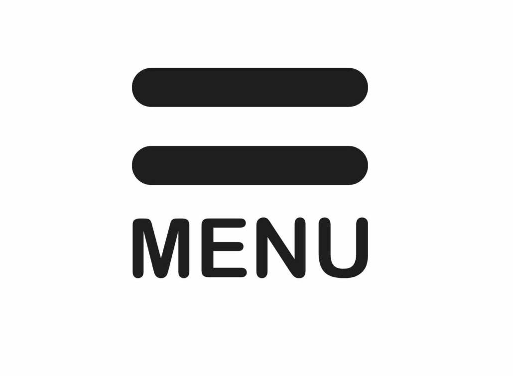menu burger site web responsive